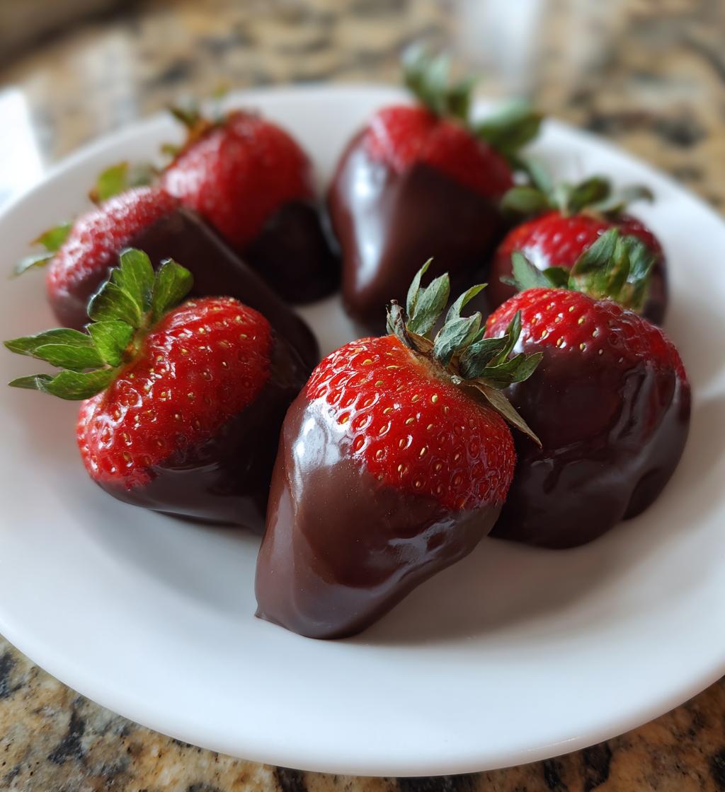 chocolate covered strawberry valentines