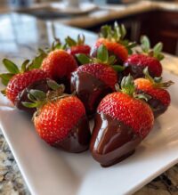 chocolate dipped strawberries valentines