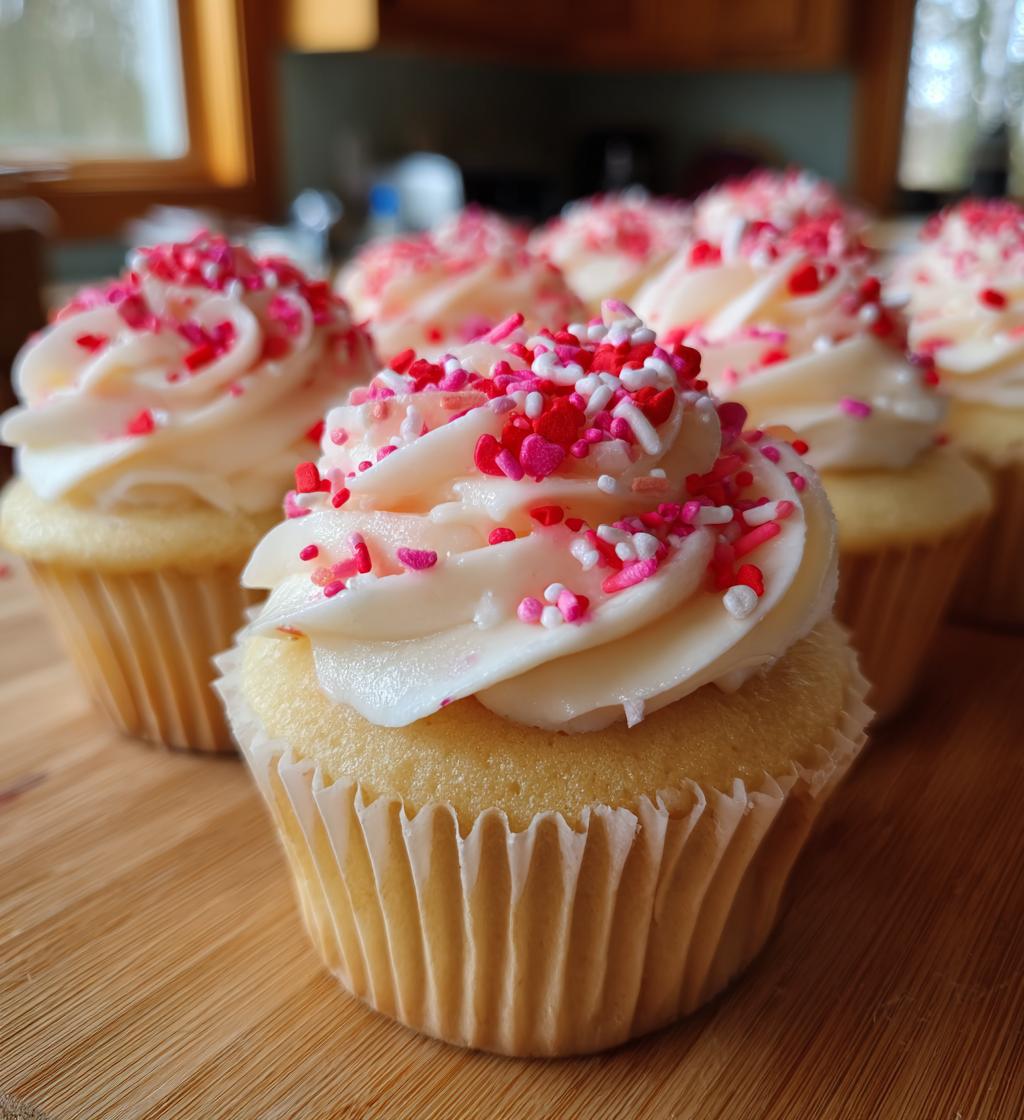 cute valentines cupcakes