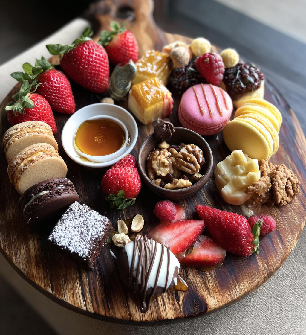 dessert board platter valentines