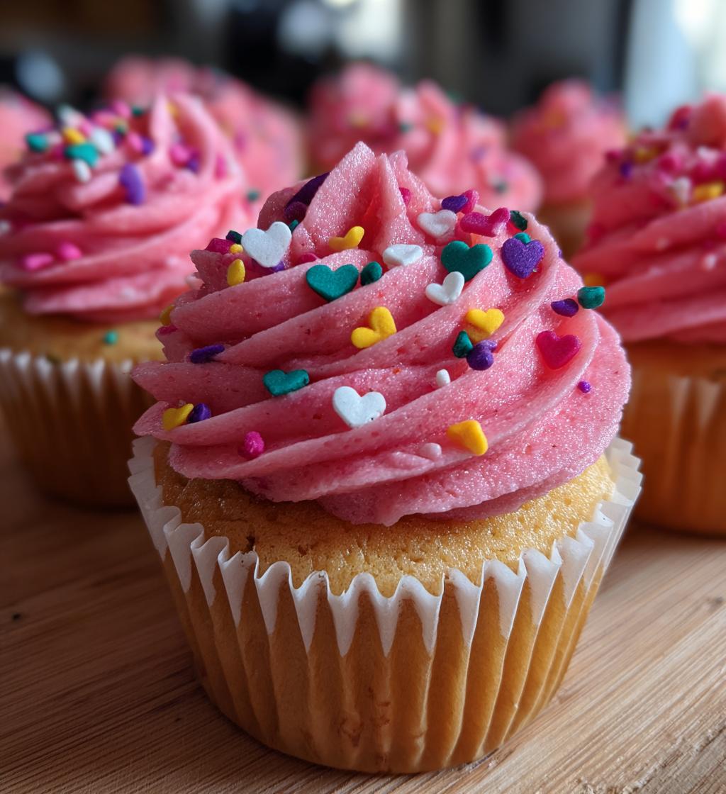easy valentines cupcakes
