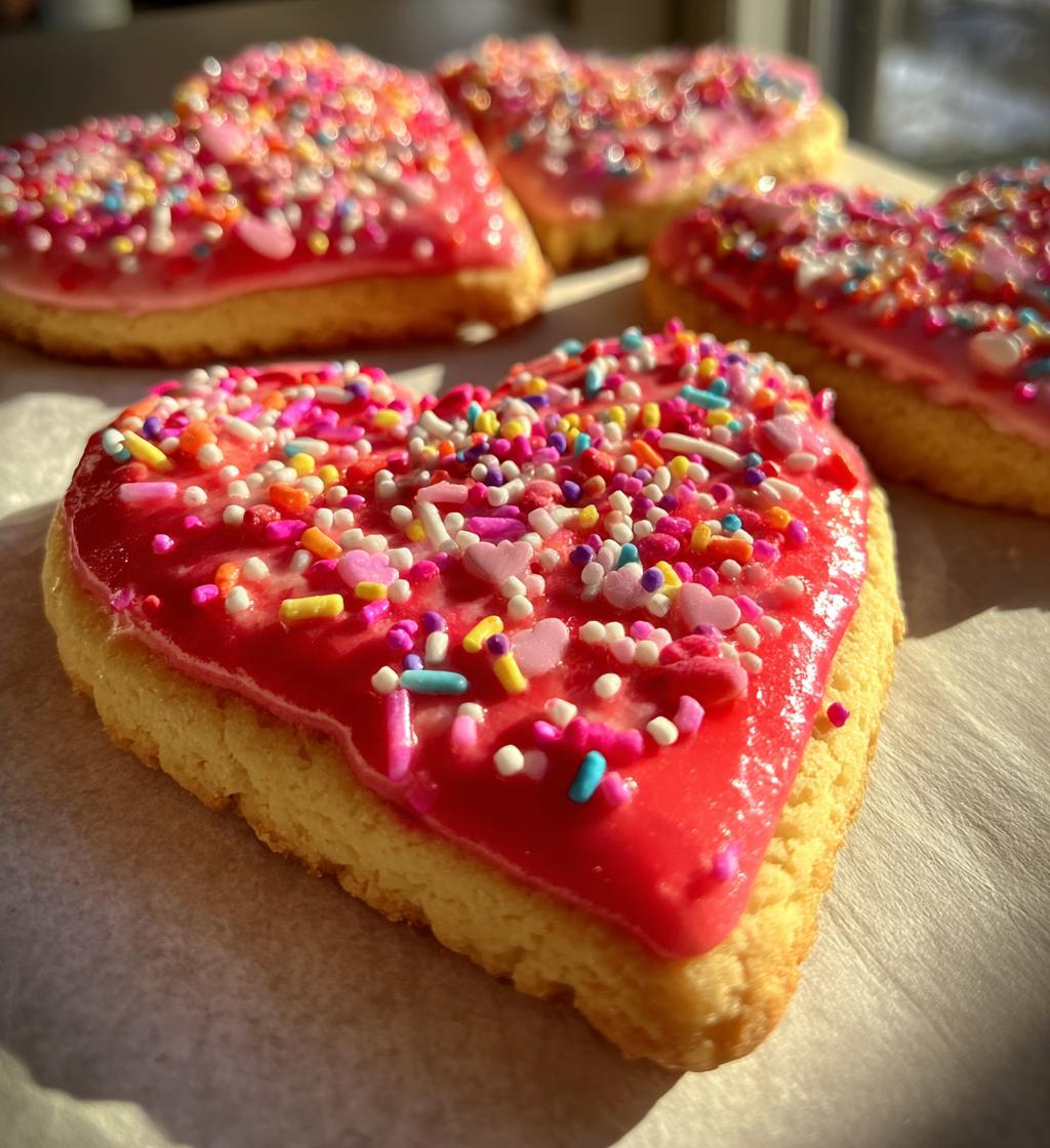 heart snacks valentines day