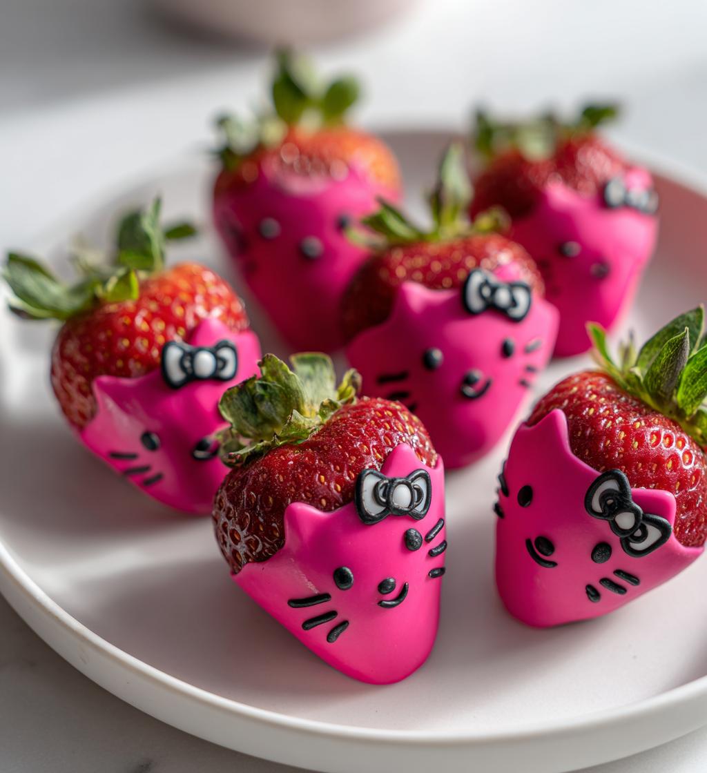 hello kitty valentines strawberries