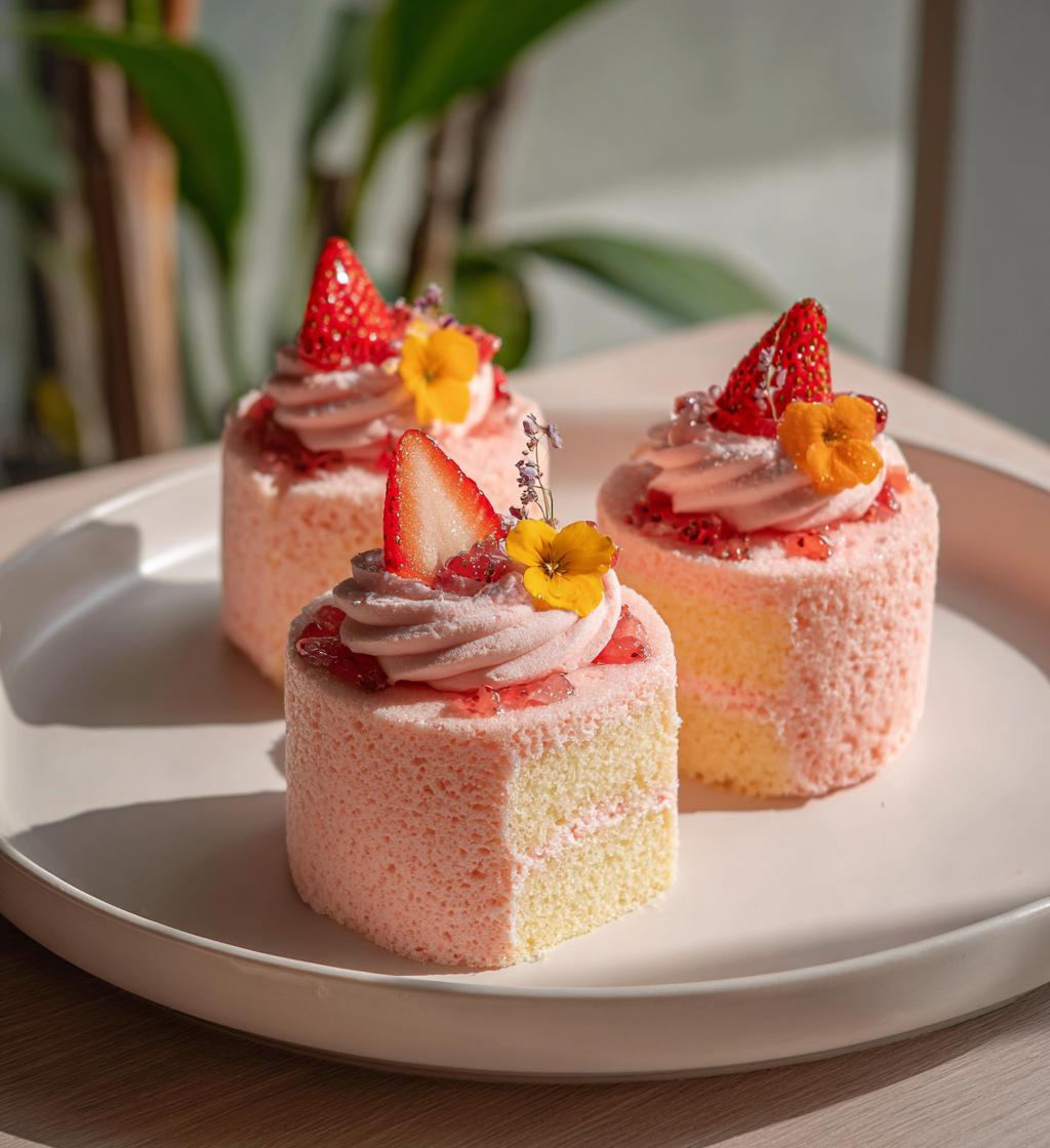 mini cakes for valentines day