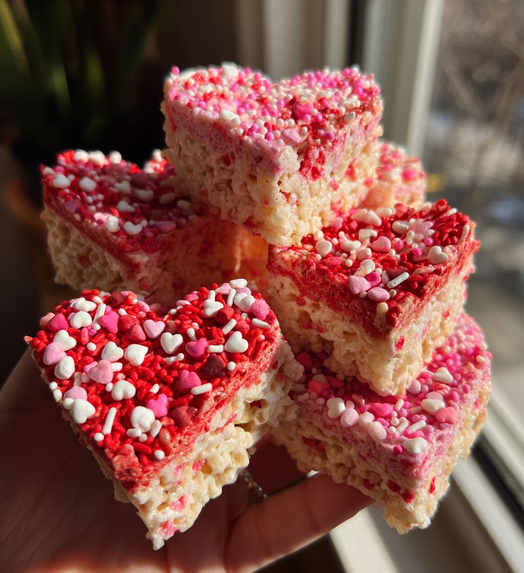 rice krispie treat valentines