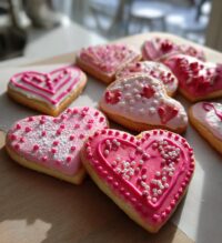 sourdough valentines cookies