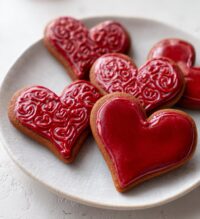 valentine heart cookies