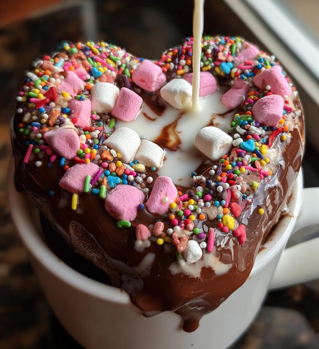 valentine hot chocolate bomb