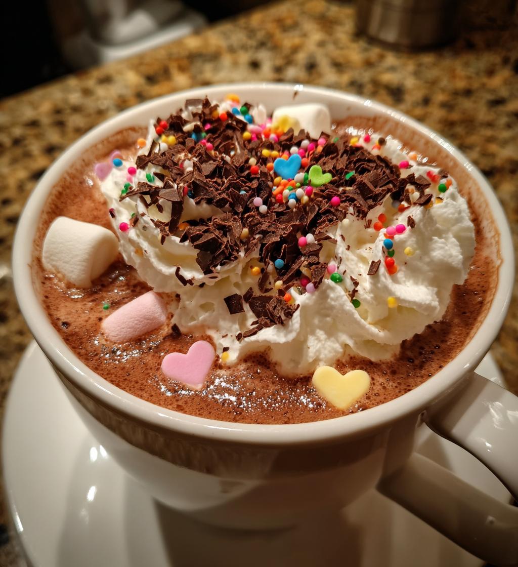 valentine hot cocoa bar