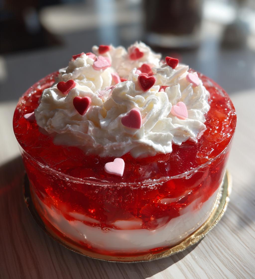 valentine jello