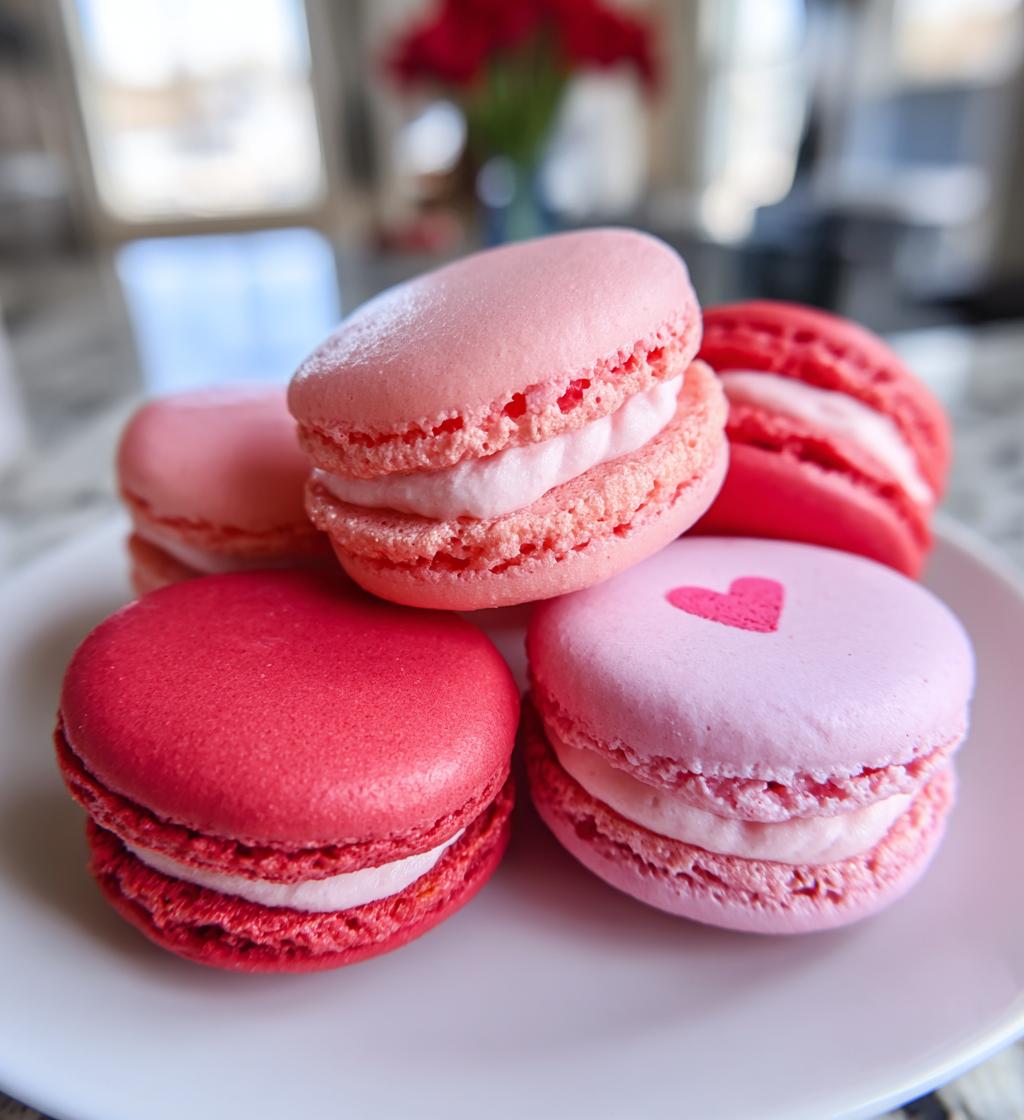 valentine macaron flavors