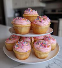 valentine pink sweets tiered tray