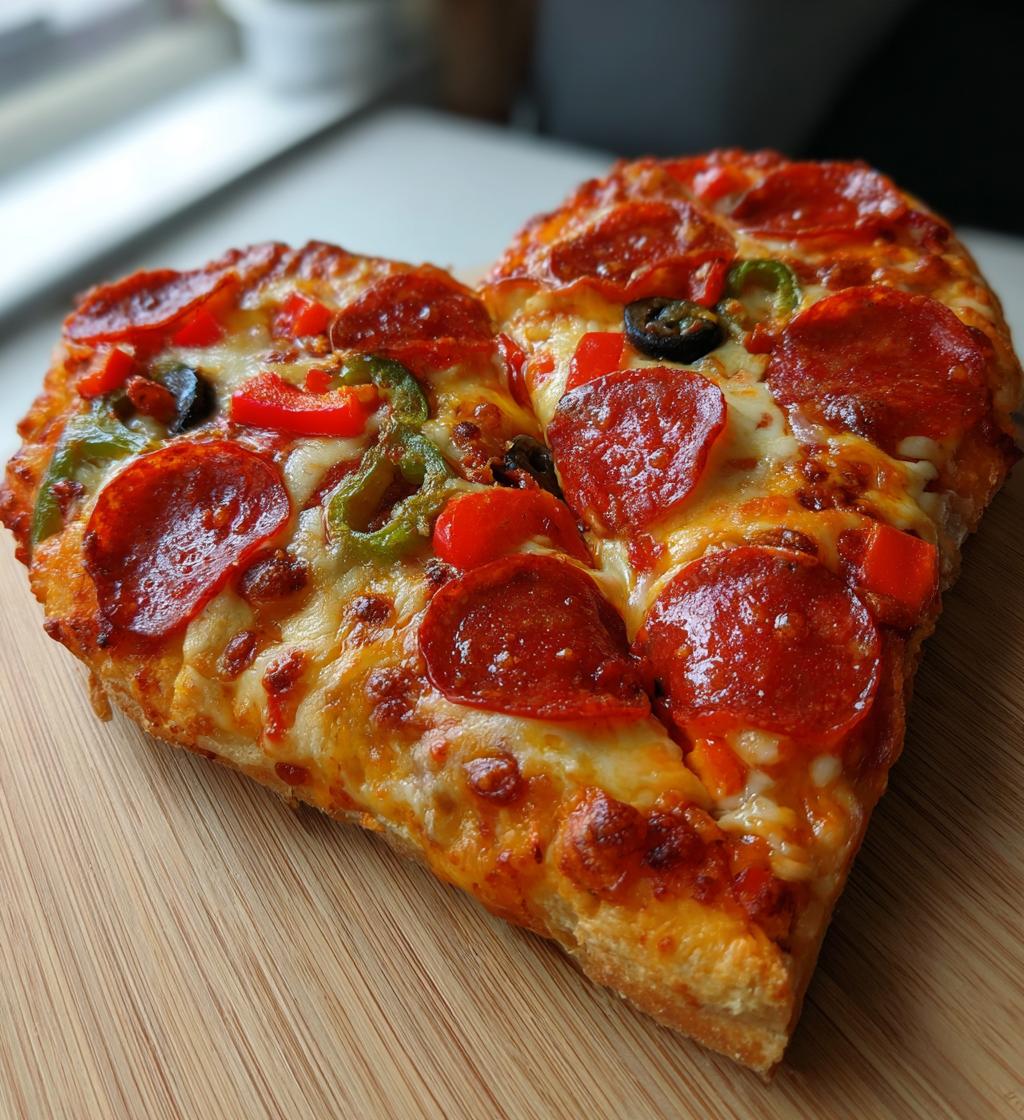 valentine pizza