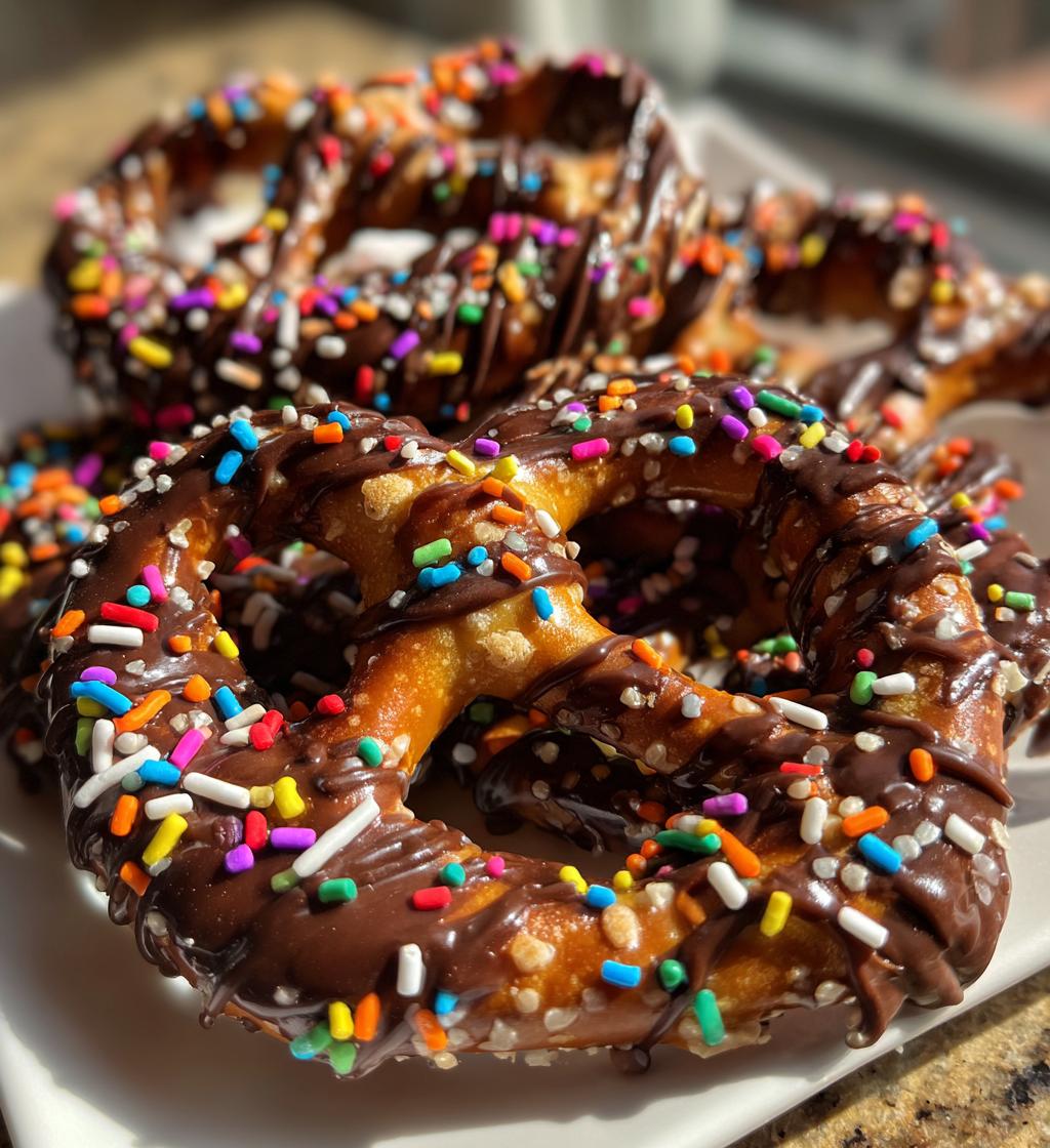 valentine pretzel treats