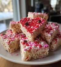 valentine rice krispie treats