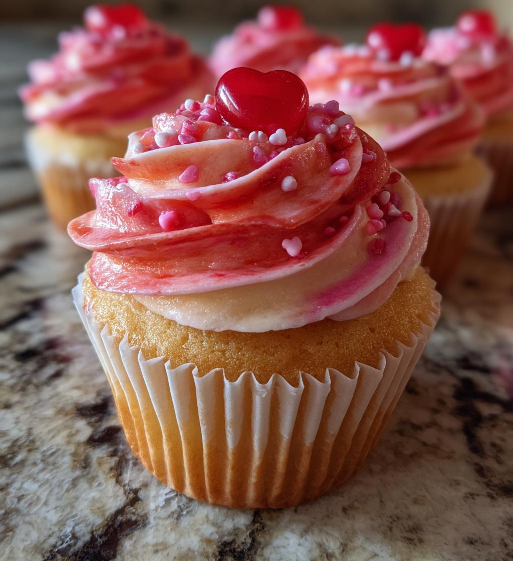 valentine ring cupcakes
