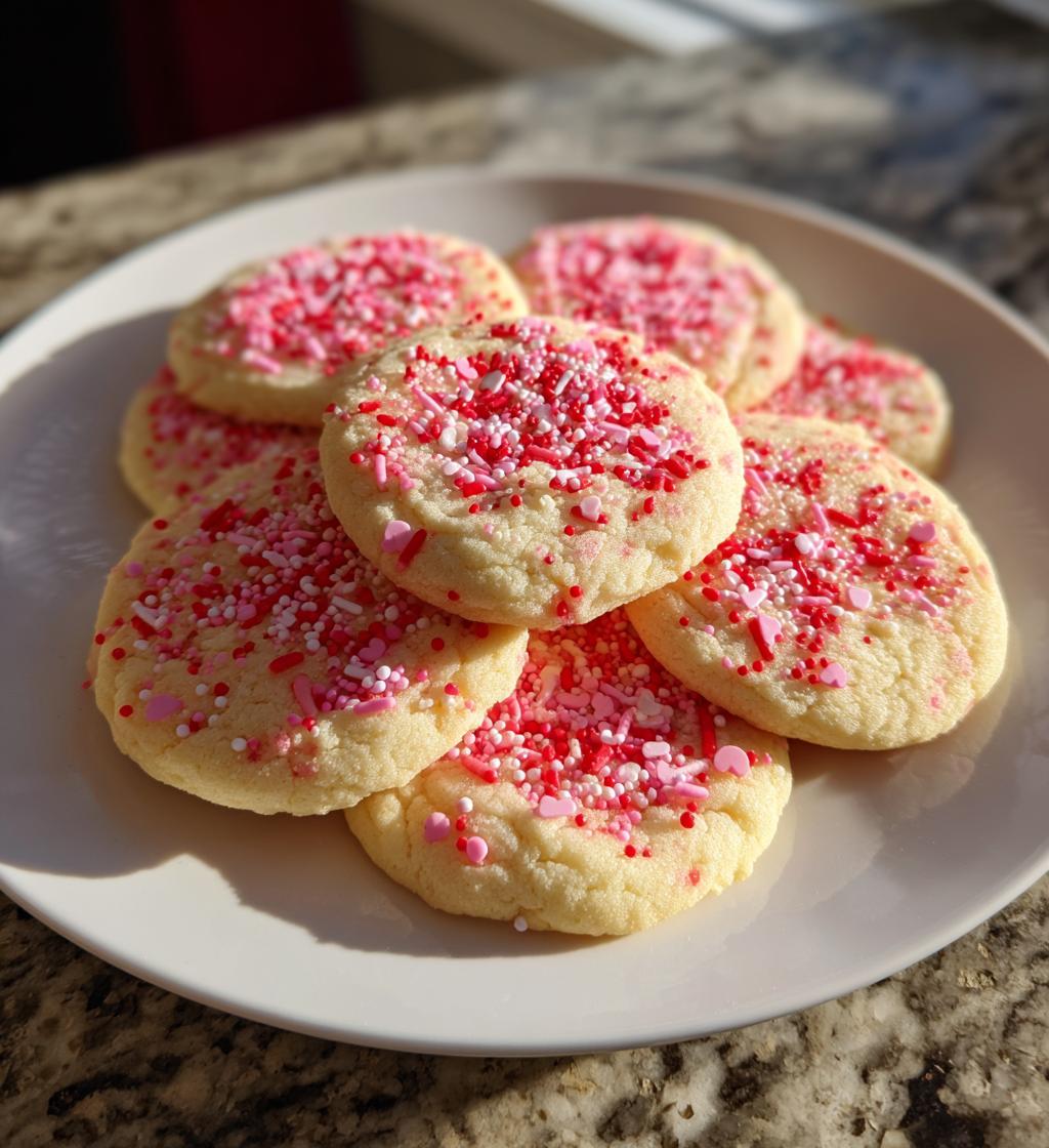 valentine sugar cookies