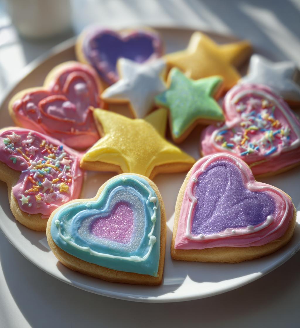 valentine sugar cut-out cookies