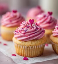 valentine themed cupcakes