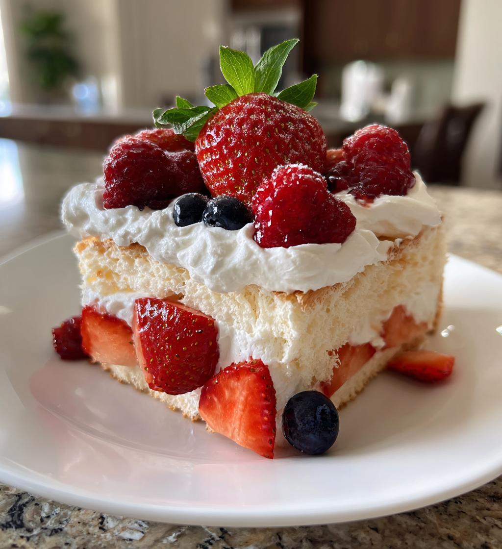 valentines angel food cake
