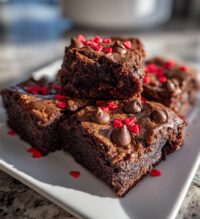 valentines brownies