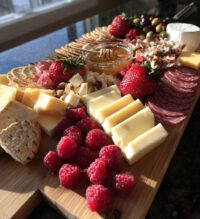 valentines brunch charcuterie board