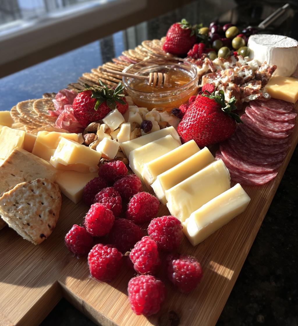 valentines brunch charcuterie board