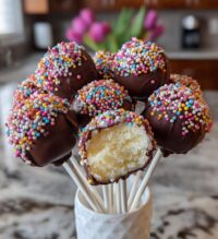 valentines cake pops bouquet