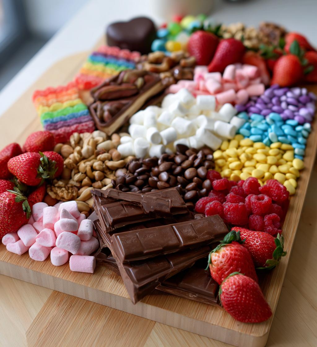 valentines candy board for him