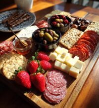 valentines charcuterie board