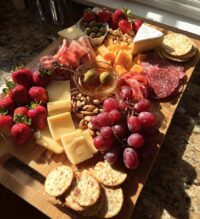 valentines cheese board