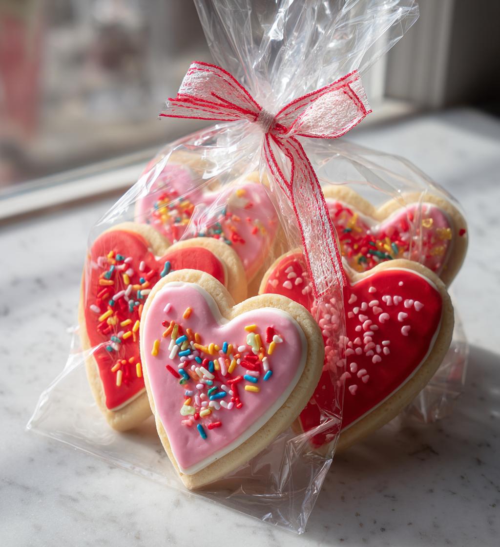 valentines cookies packaging