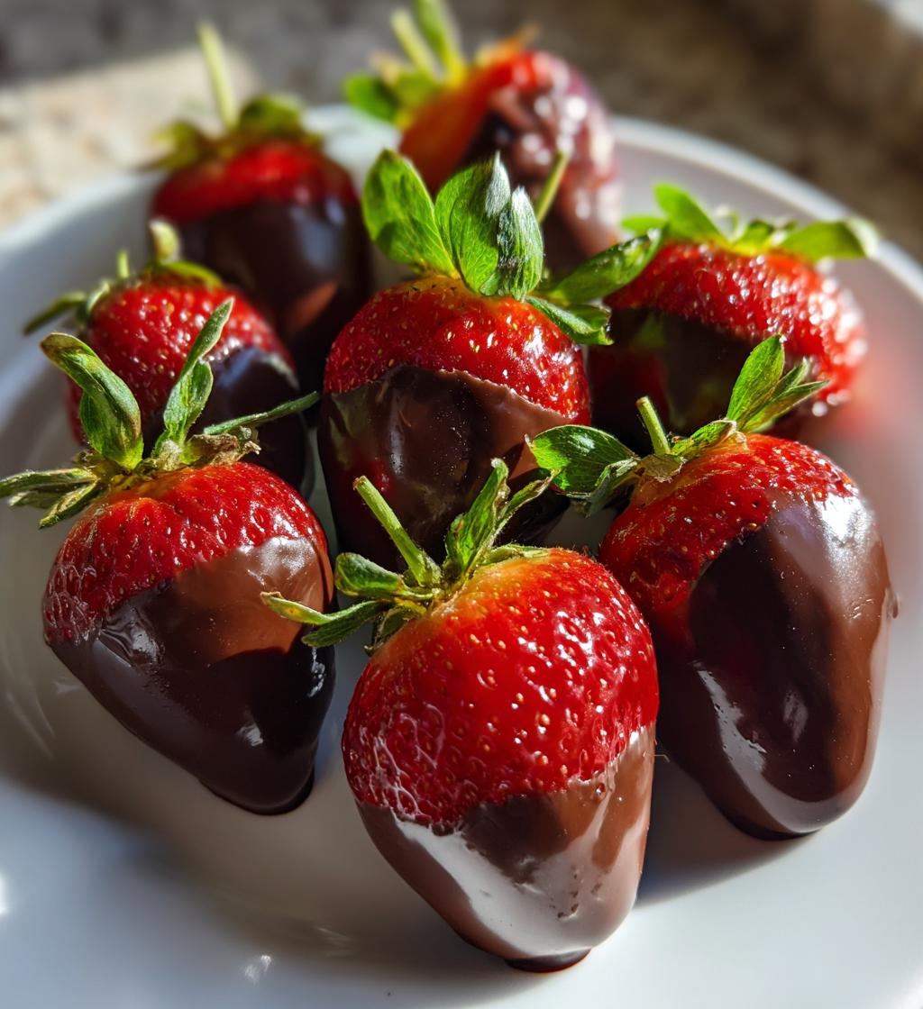 valentines covered strawberries