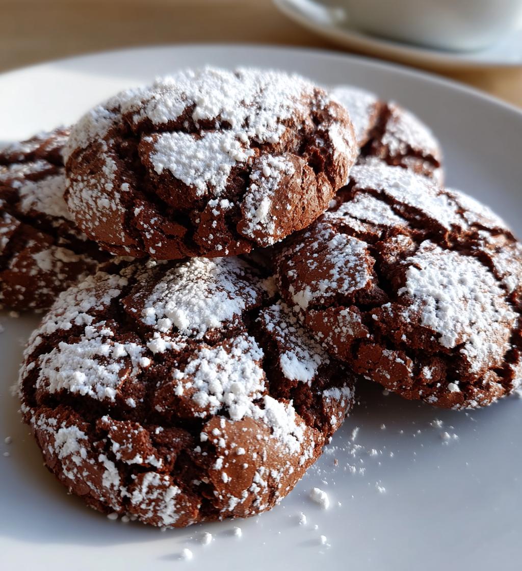 valentines crinkle cookies