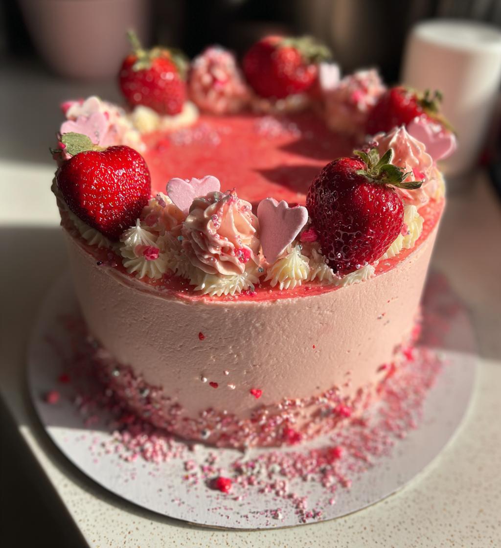 valentines day cake decorating