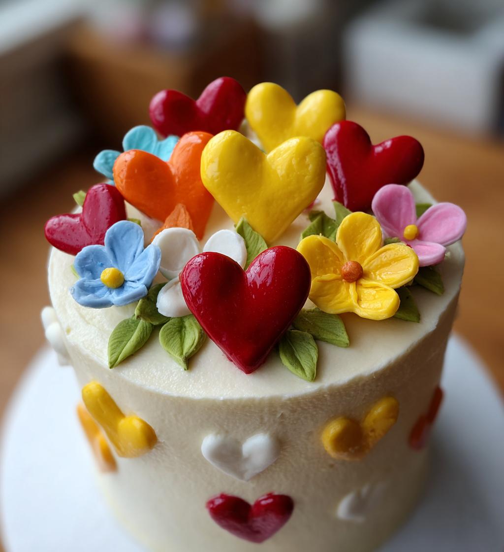valentines day cake topper