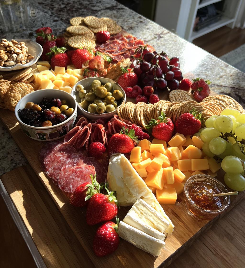 valentines day charcuterie board