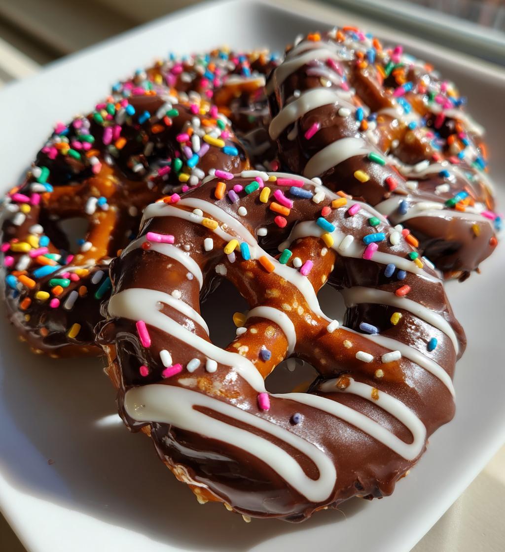 valentines day chocolate covered pretzel