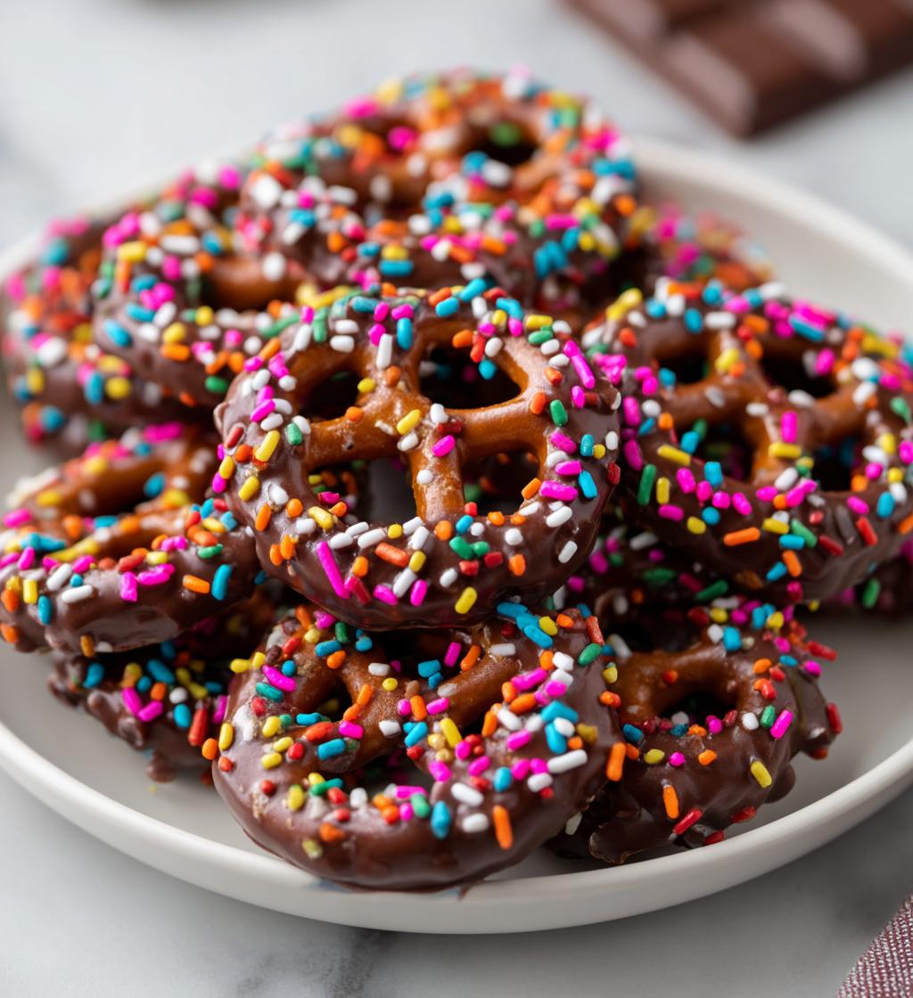 valentines day chocolate pretzels