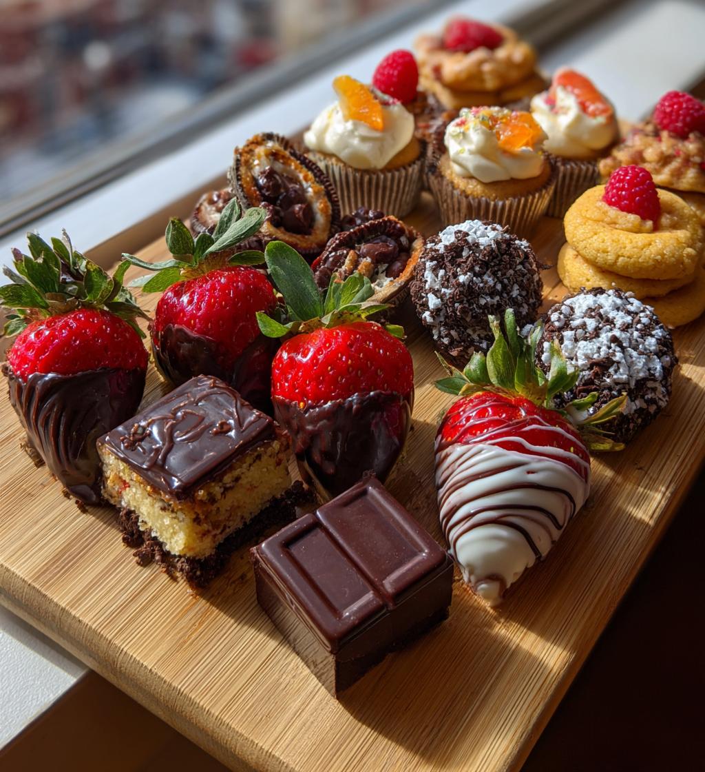 valentines day dessert charcuterie board