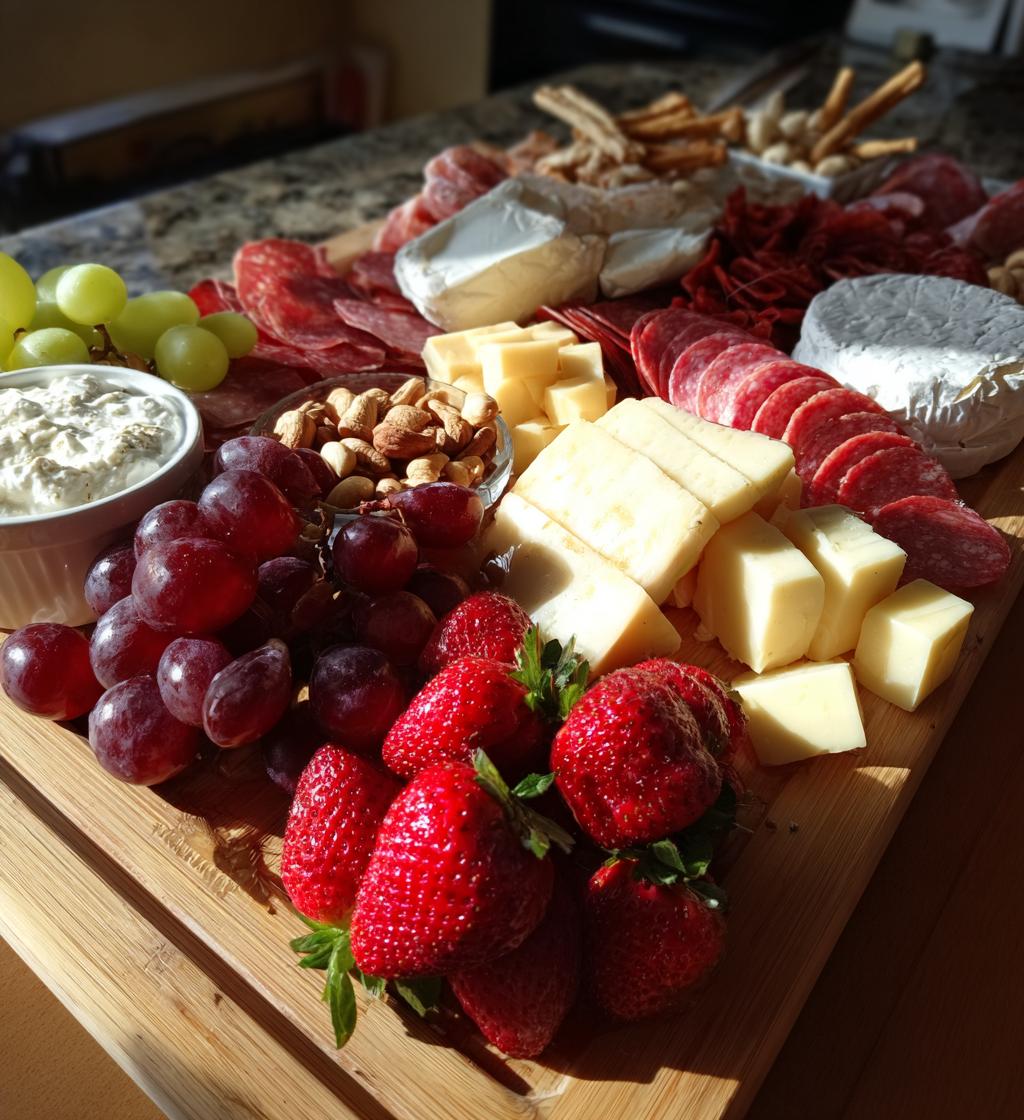 valentines day food board