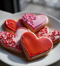 valentines day heart cookies