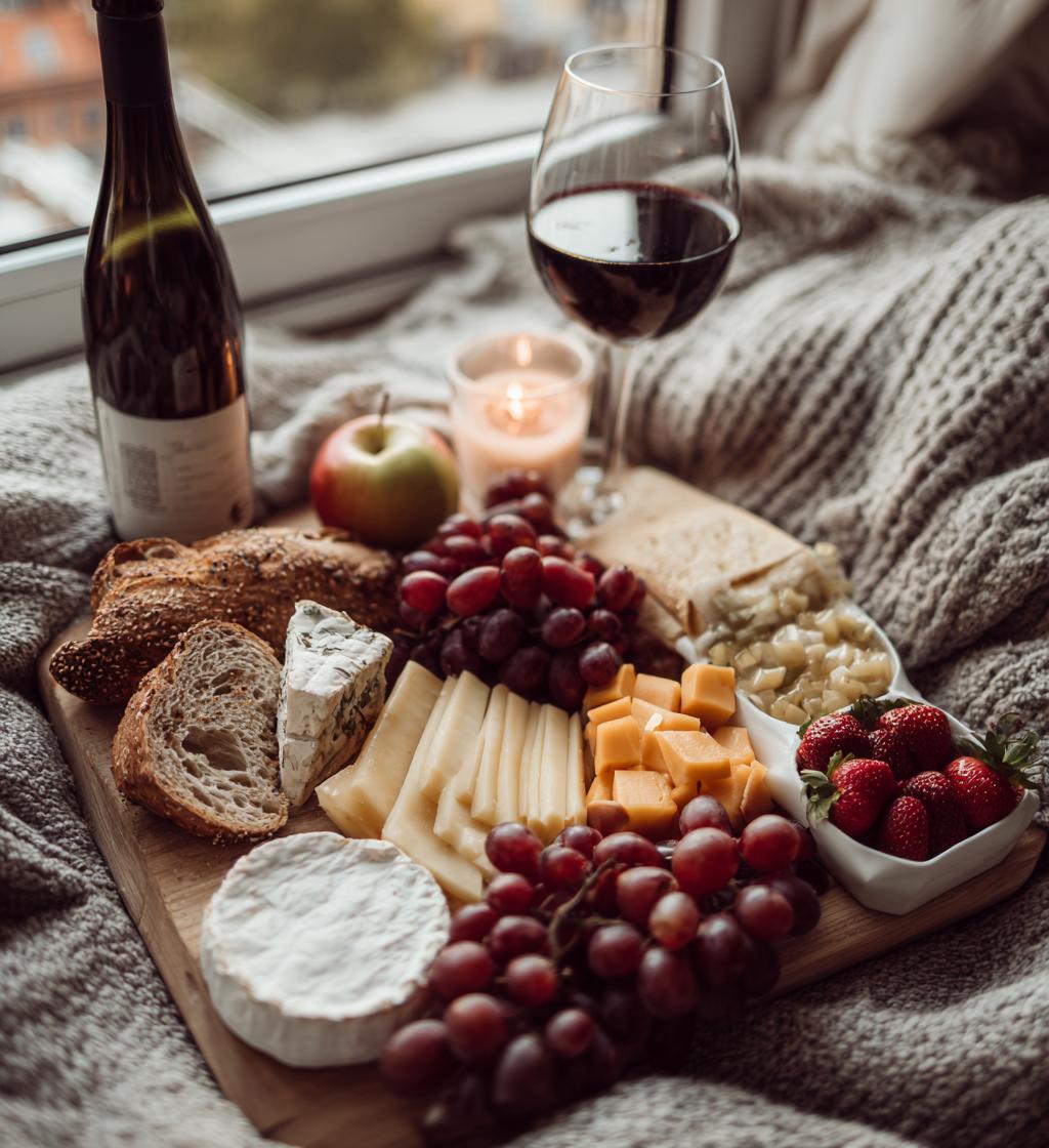 valentines day indoor picnic