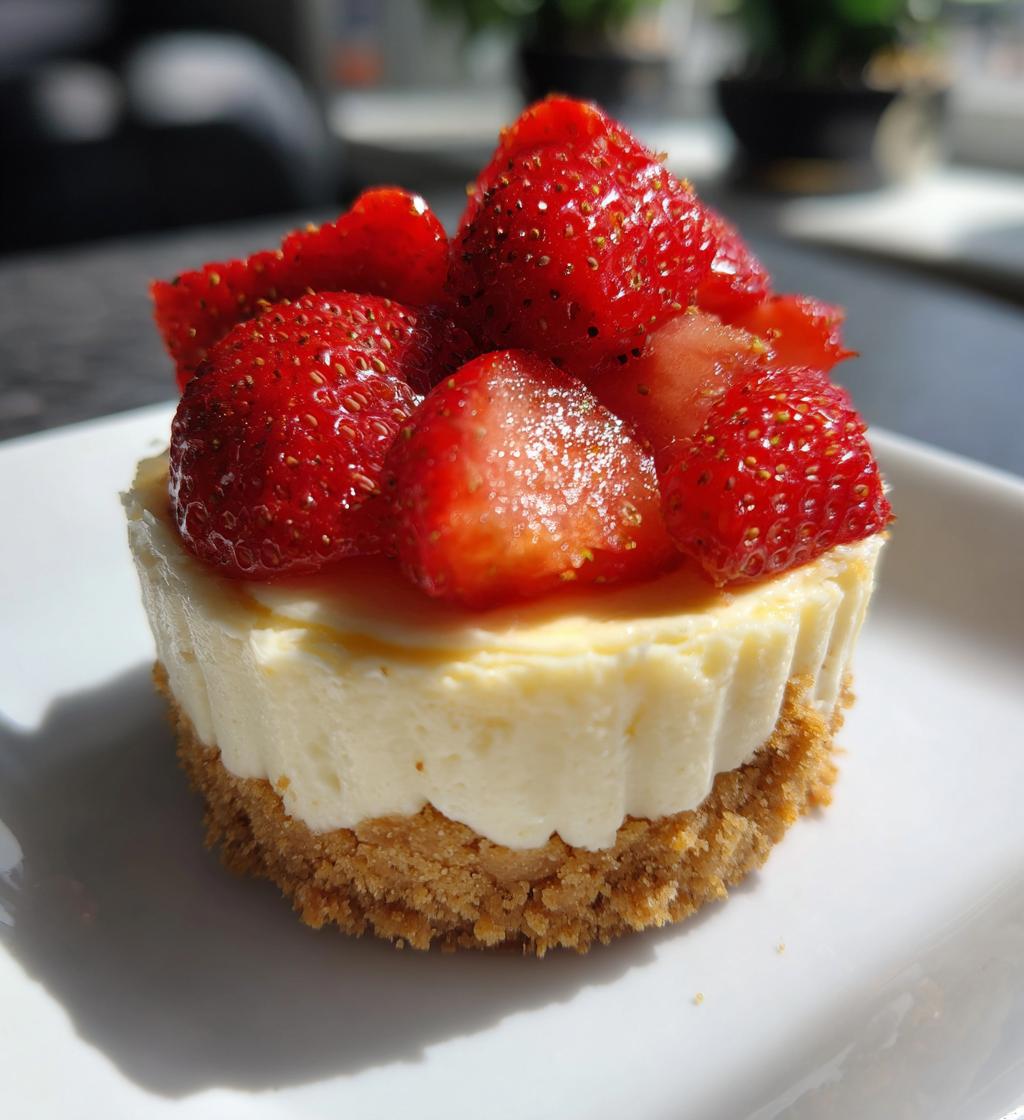 valentines day mini cheesecake