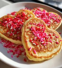 valentines day pancakes
