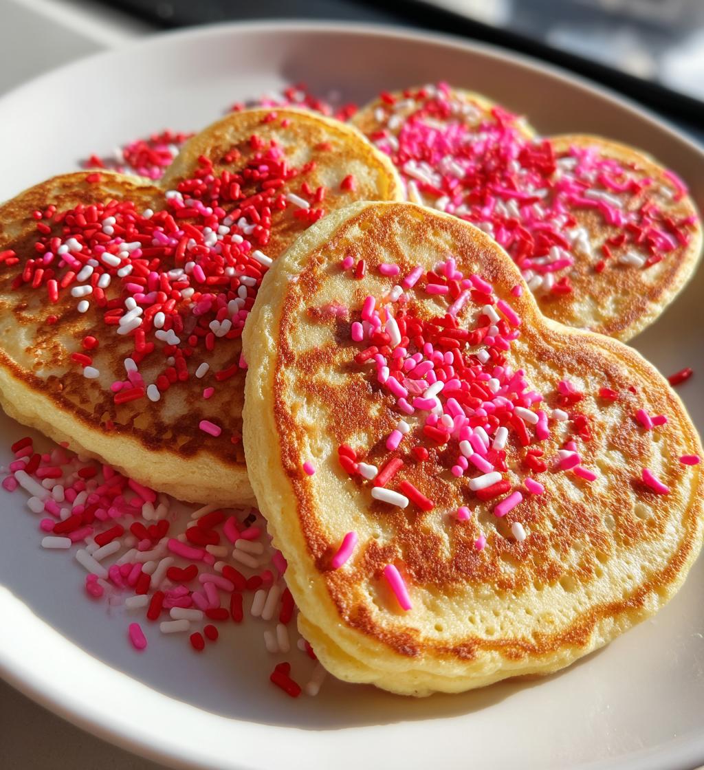 valentines day pancakes