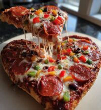valentines day pizza