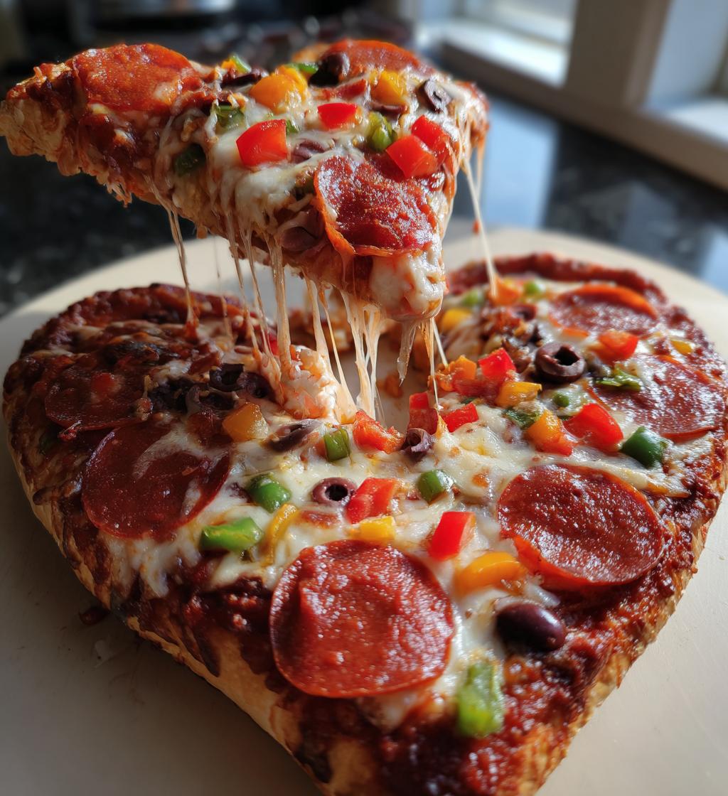 valentines day pizza
