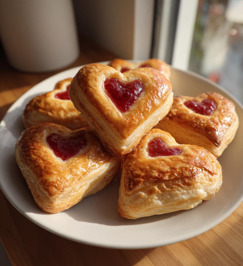 valentines day puff pastry