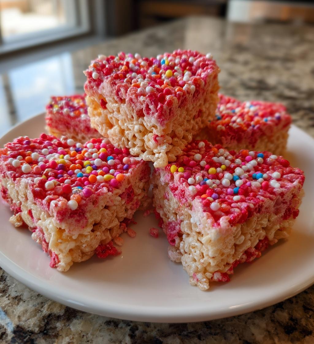 valentines day rice krispie treats